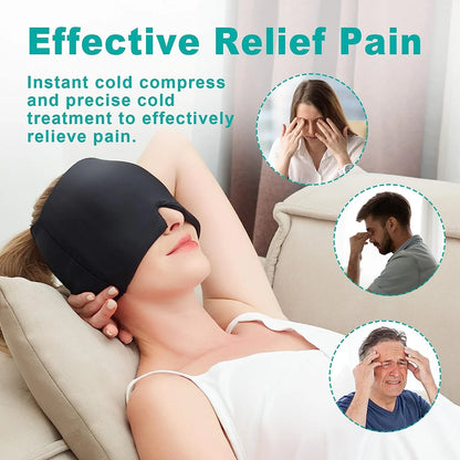 Migraine Relief Hat headache ( Eye Mask Stress Pressure Pain Relief)